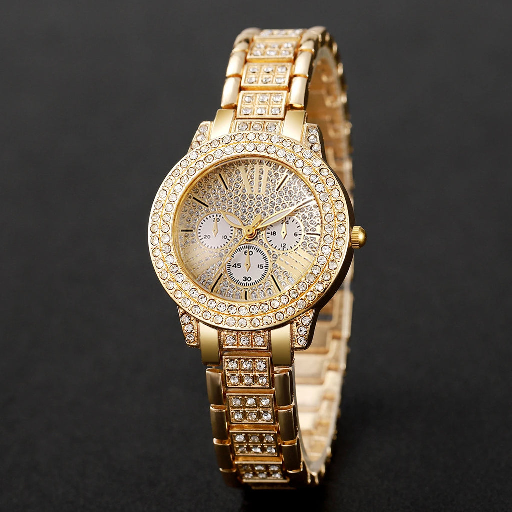 Reloj de Cuarzo para Mujer V248 con Juego de Joyas de 6 Piezas