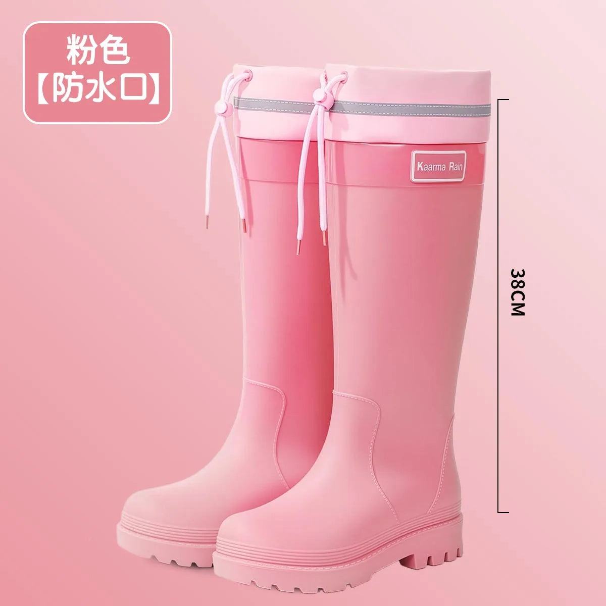 Botas de Lluvia para Mujer, Media Caña, Impermeables, Forro Cálido de Algodón, Ideales para Jardín e Invierno