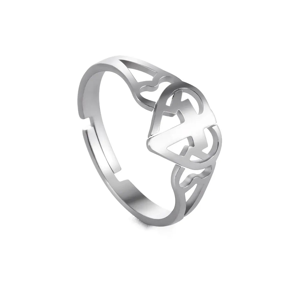 2026 Trend Cross Ring Gold Color Open Finger Rings for Women Christian Jesus Stainless Steel Jewelry Friends Gifts New