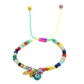 Eye Bracelets Rainbow Macrame Bracelet Charms Women Boho Jewelry Pulseras 2020 Colorful Crystal Beads New Year Gift